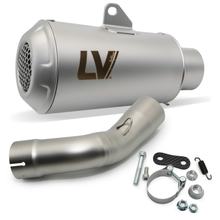 Silencieux d'échappement LeoVince LV-10 avec homologation, acier inoxydable pour Kawasaki Z 900 A2 Année de fabrication 2018 - 2024 E4 / E5 / Z 900 Année de fabrication 2017 - 2019 E4