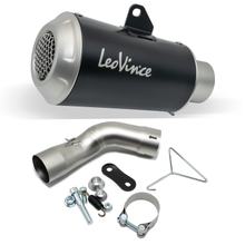 Silencieux d'échappement LeoVince LV-10 Black Edition avec homologation, acier inoxydable noir pour Kawasaki Z 900 A2 Année 2018 - 2024 E4 / E5 / Z 900 Année 2017 - 2019 E4
