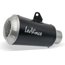 Silencieux d'échappement LeoVince 2x LV-10 Black Edition avec homologation, acier inoxydable noir pour Kawasaki Z 1000 / SX Années 2017 - 2020 E4