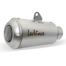 Silencieux d'échappement LeoVince LV-10 avec homologation, acier inoxydable pour Benelli Leoncino / Trail 500 année 2017 - 2024 E4 / E5