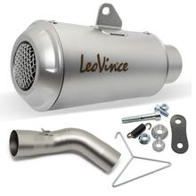 Silencieux arrière LeoVince LV-10 avec homologation, acier inoxydable pour Kawasaki Z 900 Année 2020 - 2024 E4 / E5
