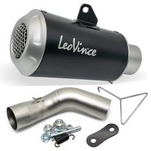 Endschalldämpfer LeoVince LV-10 Black Edition mit Zulassung, Edelstahl schwarz für Kawasaki Z 900 Bj. 2020 - 2024 E4 / E5