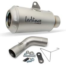 Silenciador final LeoVince LV-10 com homologação, Titânio para Kawasaki Z 900 ano 2020 - 2024 E4 / E5