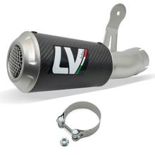 Silencieux d'échappement LeoVince LV-10 avec homologation, Carbone, embout en acier inoxydable pour BMW S / M 1000 R Année 2021 - 2024 E5 / RR Année 2019 - 2024 E4 / E5 / S / M 1000 R / RR Année 2025 E5+