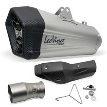 Silenciador Traseiro LeoVince SLIP-ON LV-12 com Homologação, Titânio, Tampa em Carbono & Proteção Térmica para KTM 1050 / 1090 / 1190 Adventure / R-1290 Super Adventure R / S / T
