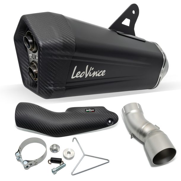 LeoVince Endschalldämpfer SLIP-ON LV-12 Black Edition with E