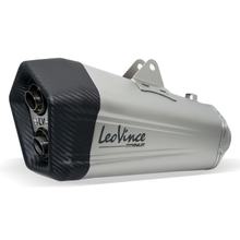 Silenciador final LeoVince SLIP-ON LV-12 com homologação, Titânio, Tampa em Carbono & Proteção Térmica para Honda CRF 1100 L Africa Twin / Adventure Sport / DCT