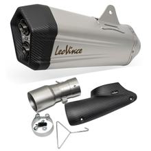 Silencieux d'échappement LeoVince LV-12 avec homologation, acier inoxydable, embout en carbone & écran thermique pour BMW R 1250 R / RS année 2019 - 2024 E4 / E5