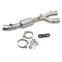 Auspuffrohr LeoVince Verbindungsrohr ohne Katalysator ohne Zulassung, Edelstahl für 15201 / 15201B / 15201T, Yamaha YZF-R1 / M 1000 Bj. 2015 - 2016 E3 / Bj. 2017 - 2019 E4 / Bj. 2020 - 2025 E5