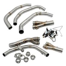 Auspuffrohr LeoVince Auspuffkrümmer Verbindungsrohr RACING ohne Zulassung, Edelstahl für Kawasaki Z 900 A2 Bj. 2018 - 2024 E4 / E5
