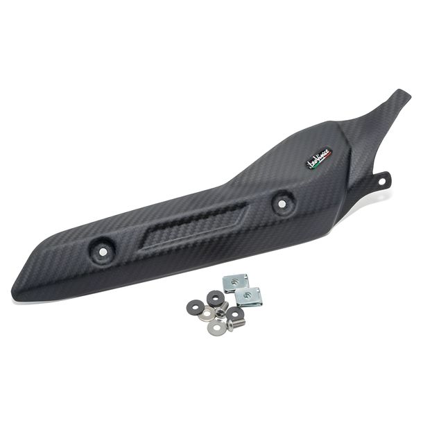 Heat shield LeoVince exhaust cover carbon for KTM Enduro R / SMC R 690 year 2019 - 2024 E4 / E5