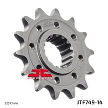 JT Sprockets Racing 525 14T fine-toothed sprocket inner diameter 24.5mm/27.5mm for Ducati Panigale V4 Speciale S R 1098 Streetfighter ABS 1000 - 1299 ccm Year 2012 - 2022