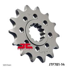 JT Sprockets Racing 525 14T fine toothed sprocket inner diameter 21.5 mm/25.5 mm for Benelli Leoncino Trial TRK X BN R Offroad Sport GT S ABS C Cruiser Year 2014 - 2022