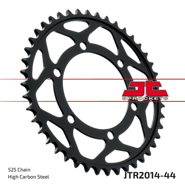 JT Sprockets 525 44Z sprocket inner diameter 106mm bolt circle 125mm for Triumph Daytona R Street Triple Speed Twin Bonneville S Tiger XC ABS Scrambler Year 2006 - 2021