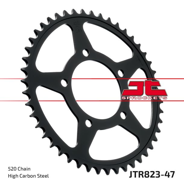 Kettenrad JT Sprockets 520 47Z Innendurchmesser 87mm Lochkreis 110mm für Suzuki SFV Gladius SV S SF GS 250 - 650 ccm Bj. 1989 - 2022