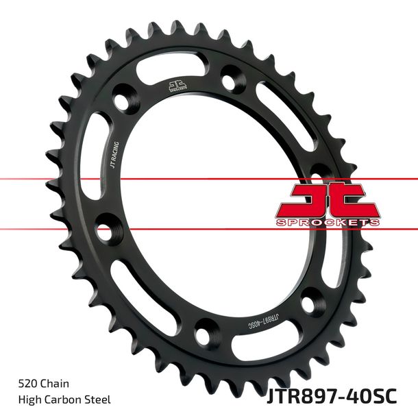 Kettenrad JT Sprockets 520 40Z Innendurchmesser 125mm Lochkreis 150mm für KTM LC4 Adventure R SMC ABS 125 - 901 ccm