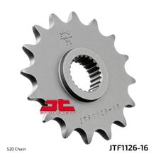 Piñón dentado fino JT Sprockets 520 16T, diámetro interior 22 mm/24 mm para Aprilia Pegaso 650 ccm Año 1992 - 1995
