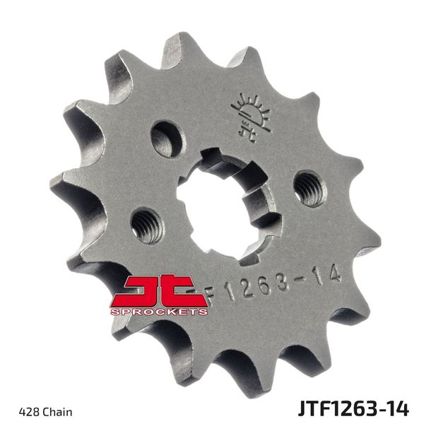 Pignone JT 428 14T a denti grossi diametro interno 16 mm/20 mm per Yamaha YBR DT LC LC-2, Rieju RS2 Matrix Pro Naked RD DX XT R X SR SE RS E MRX 80 -