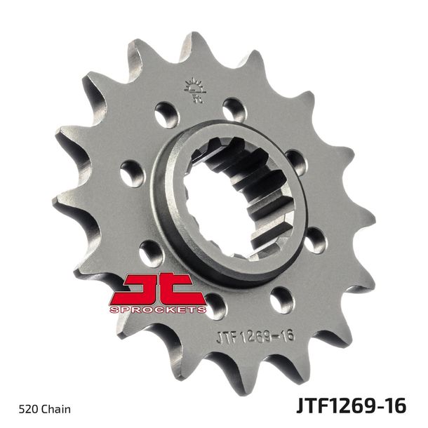 JT Sprockets Racing 520 16Z fijn getand binnendiameter 26 mm/30 mm voor Honda CBR RR Fireblade SP CB R RA 600 - 1000 ccm bouwjaar 1992 - 2021