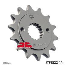 Vodící ozubené kolo JT Sprockets 520 14Z jemnozubé vnitřní průměr 21mm / 23mm pro SWM Six Days Silver Vase i, Mash Familiy Side Cafe Racer Honda XR R Outlaw