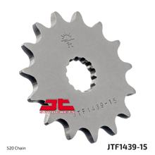 JT Sprockets 520 15Z fijn getand tandwiel binnendiameter 19,5 mm/22 mm voor Suzuki LT E Quadrunner Quadsport 160 cc
