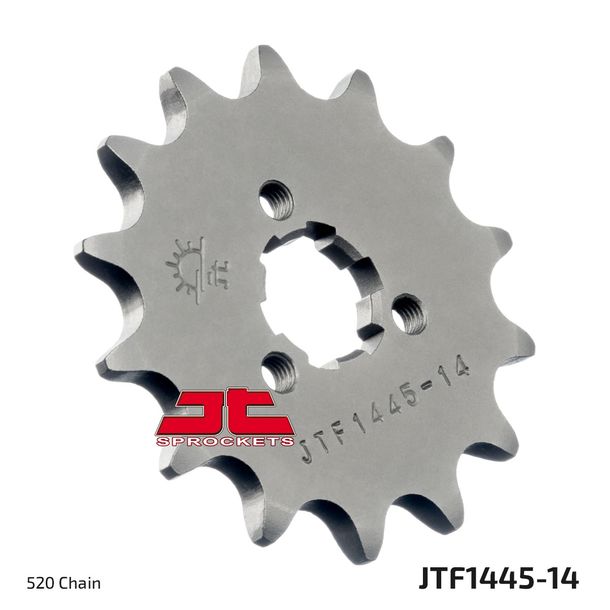 JT Sprockets 520 14Z grof getand binnendiameter 18 mm/22 mm voor Kawasaki KX 125 cc bouwjaar 1994 - 2008