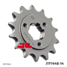 Pastálek JT Sprockets 525 14Z hrubozubý vnitřní průměr 21mm / 25mm pro Suzuki DR S Big XF Freewind SE SEU, Sachs Roadster 650 / 800 ccm r. v. 1994 - 2006