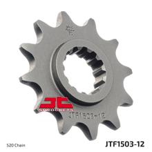 JT Sprockets 520 12Z fijngetand tandwiel binnendiameter 22mm/25mm voor Kawasaki KFX KEF Lakota Sport 250/300 ccm