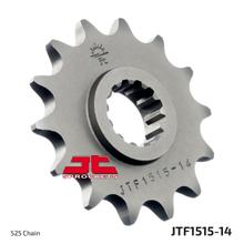 JT Sprockets 525 14Z fijngetand tandwiel binnendiameter 21,6 mm/25 mm voor Kawasaki ZX-6R 600 cc bouwjaar 1995 - 1997