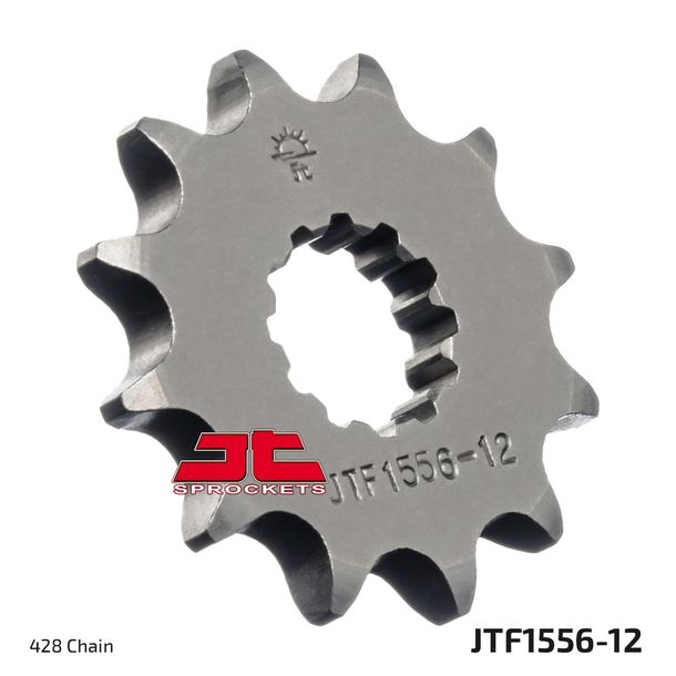 JT Sprockets 428 12Z fijngetand tandwiel binnendiameter 17 mm/20,2 mm