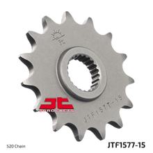 JT Sprockets 520 15Z fijngetand tandwiel binnendiameter 21,4mm/23mm voor Yamaha XT E 600 ccm bouwjaar 1999 - 2003