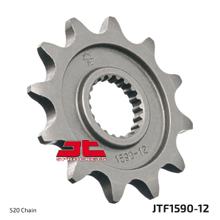 JT Sprockets 520 12Z fijngetand tandwiel binnendiameter 20 mm/22,2 mm voor Yamaha WR X YZ F 125 - 450 ccm jaar 2001 - 2022