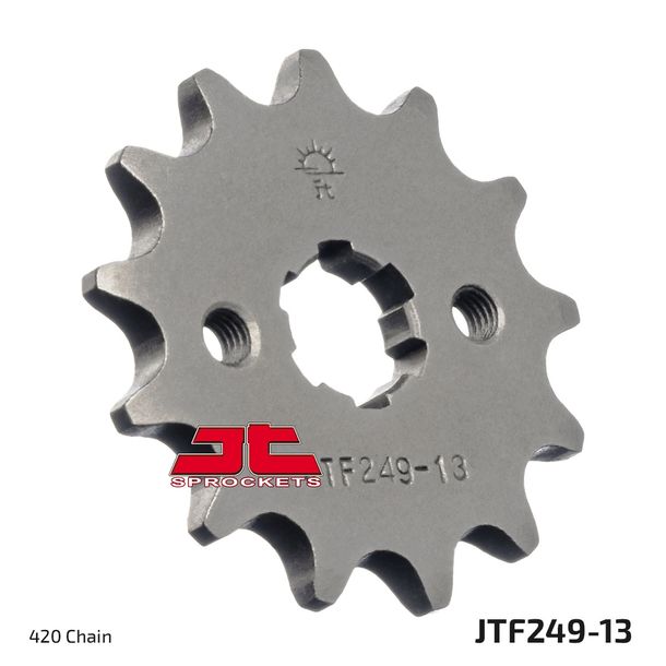 Pignon JT 420 13Z à dents grossières, diamètre intérieur 14 mm/17 mm pour Honda ANF Innova Wave i Super Cub, Kawasaki AR A CRF F AE 50 - 125 ccm