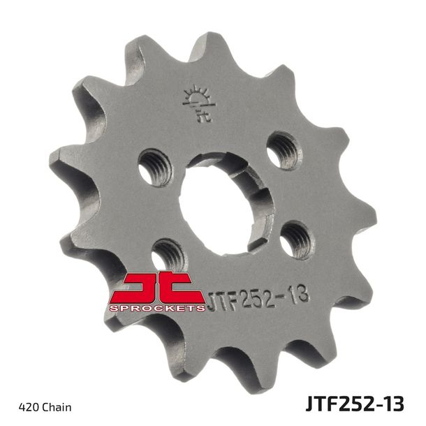 JT sprocket 420 13Z coarse-toothed inner diameter 15mm/17mm for Honda XR R 80 ccm Year 1979 - 2003