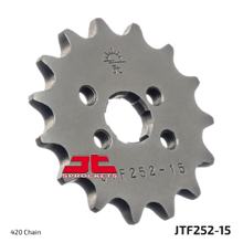JT Sprockets 420 15Z grof getand binnendiameter 15mm/17mm voor Honda XR R 80 cc bouwjaar 1979 - 2003