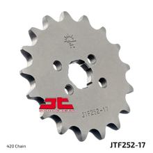 JT sprocket 420 17T coarse-toothed inner diameter 15mm/17mm for Honda XR R 80 ccm Year 1979 - 2003