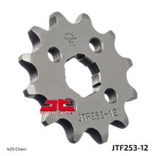 JT Sprockets 420 12Z grof getand binnendiameter 15 mm/17 mm voor AJS Regal Raptor DD, Honda MB MT MTX NSR MBX MSX Monkey CY 50 - 125 cc