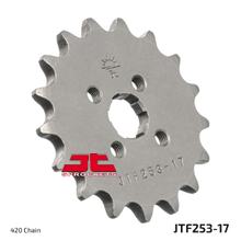 Pinhão JT Sprockets 420 17D dentes grossos diâmetro interno 15mm / 17mm para AJS Regal Raptor DD, Honda MB MT MTX NSR MBX MSX Monkey CY 50 - 125 ccm