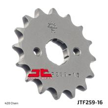 Pinhão JT Sprockets 428 16Z dentes grossos diâmetro interno 18mm / 20mm para REX Rex, Explorer Race GT Rexy Kymco CK1 Daelim VC Advance VT VS Rieju Marathon