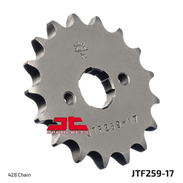 Ritzel JT Sprockets 428 17Z grobverzahnt Innendurchmesser 18mm / 20mm für REX Rex, Explorer Race GT Rexy Kymco CK1 Daelim VC Advance VT VS Rieju Marathon