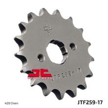 JT Sprockets 428 17Z grofgetande binnendiameter 18 mm/20 mm voor REX Rex, Explorer Race GT Rexy Kymco CK1 Daelim VC Advance VT VS Rieju Marathon