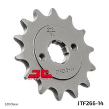 JT Sprockets 520 14T coarse-toothed sprocket inner diameter 17.5mm/20mm for Honda CM CR R 125 ccm Year 1981 - 1985