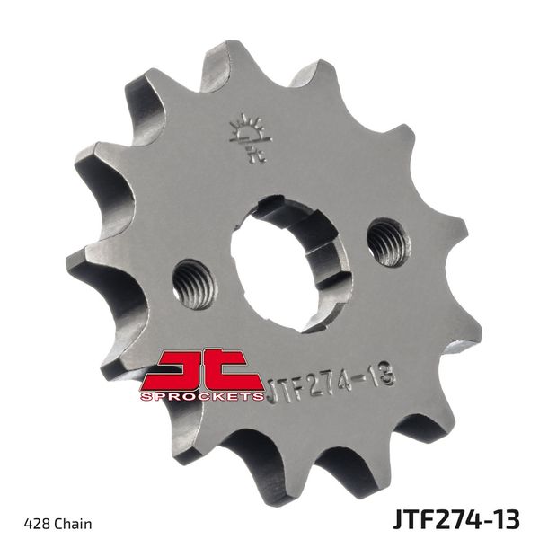 Ritzel JT Sprockets 428 13Z grobverzahnt Innendurchmesser 15mm / 17mm für Honda MTX MSX CRF F 80 - 125 ccm Bj. 1985 - 2020
