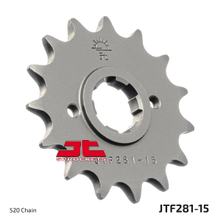 JT Sprockets 520 15Z coarse-toothed sprocket inner diameter 22 mm/25 mm for Honda XR R XL LMH RD LC S 250 - 600 ccm Year 1978 - 1990