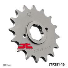 Pinhão JT Sprockets 520 16D dentes grossos diâmetro interno 22mm / 25mm para Honda XR R XL LMH RD LC S 250 - 600 ccm ano 1978 - 1990