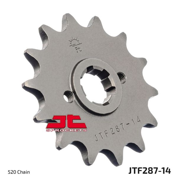JT Sprockets 520 14T, pignone a denti grossi, diametro interno 17 mm/20 mm per Honda XR R XL 250 / 350 ccm Anno 1984 - 1988