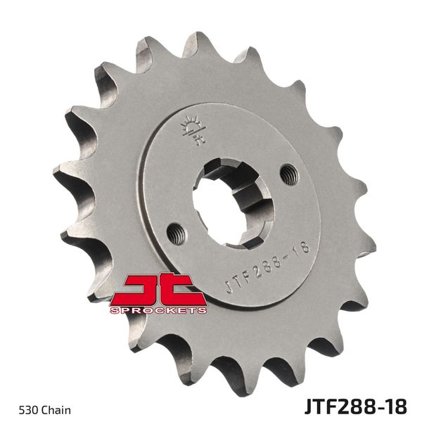 JT Sprockets 530 18Z grofgetand tandwiel binnendiameter 21mm/25mm voor Honda CB K1 - K6 K2 K3 Four 500 - 750 cc bouwjaar 1969 - 1978