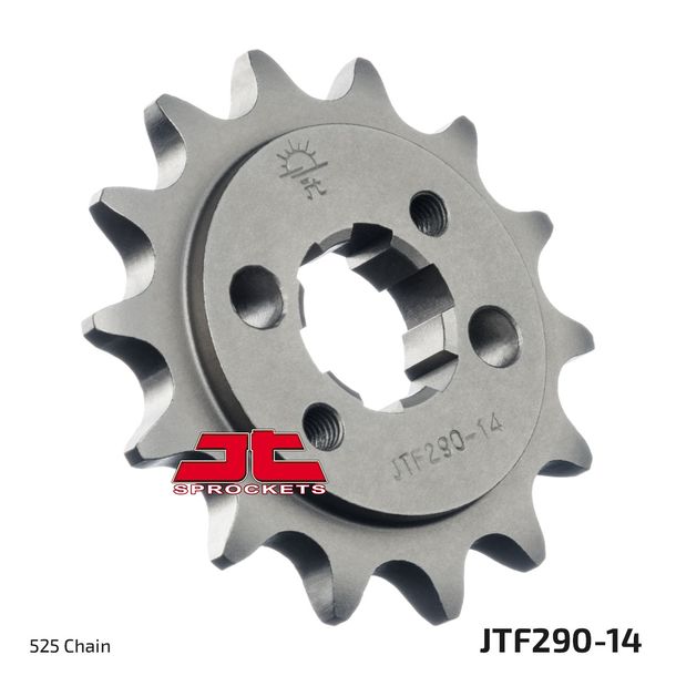 Ritzel JT Sprockets 525 14Z grobverzahnt Innendurchmesser 21mm / 25mm für Honda XBR 500 ccm Bj. 1985 - 1986