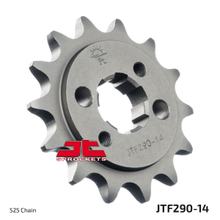 Ritzel JT Sprockets 525 14Z grobverzahnt Innendurchmesser 21mm / 25mm für Honda XBR 500 ccm Bj. 1985 - 1986