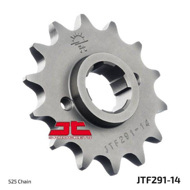 Ritzel JT Sprockets 525 14Z grobverzahnt Innendurchmesser 22mm / 25mm für Honda CMX Rebel CB S 27 PS 450 ccm Bj. 1986 - 1989